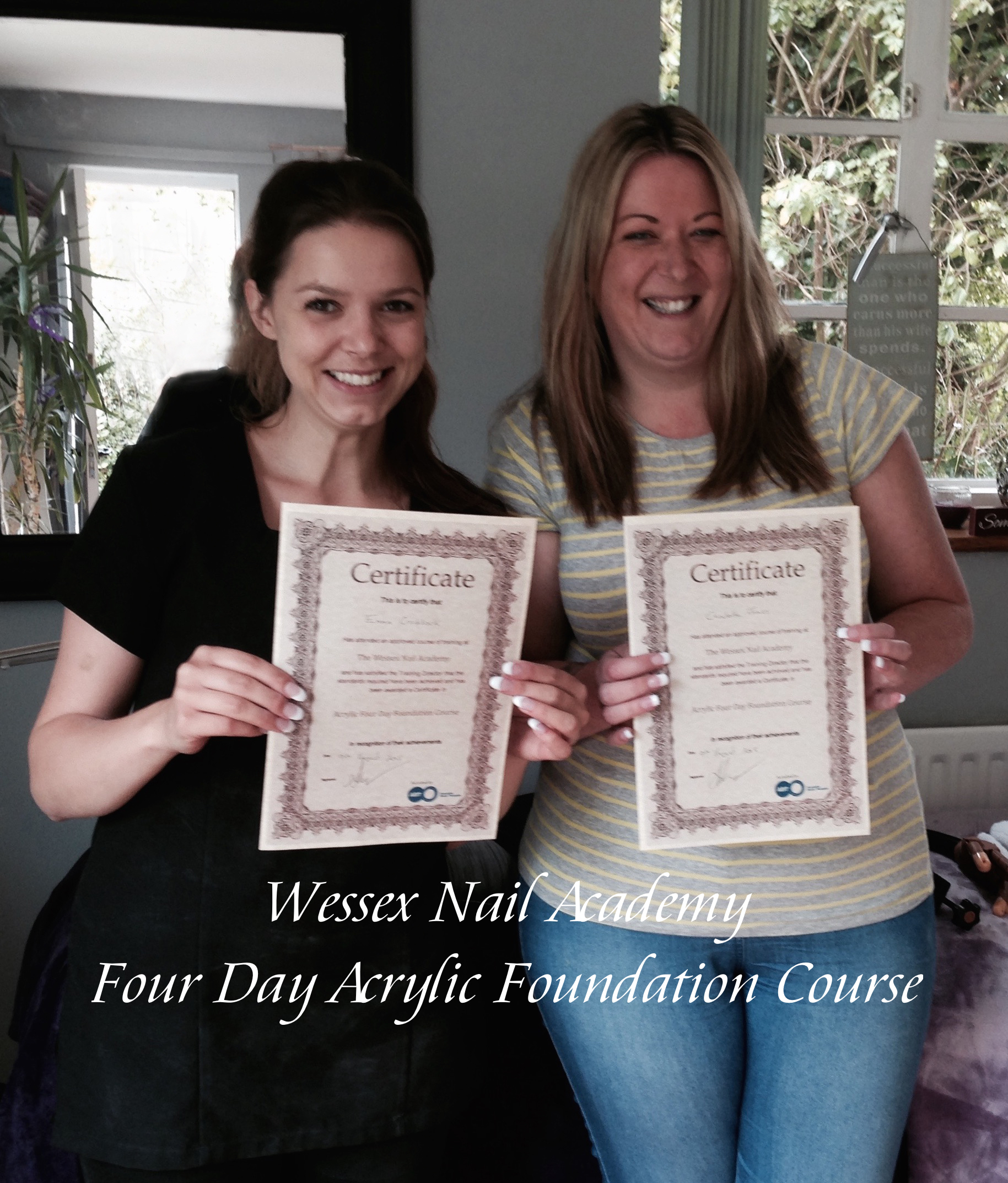 4 Day Acrylic Foundation Course, Nail extension training, nail training course, Wessex Nail Academy Okeford Fitzpaine, Dorset